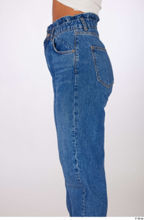 Suleika casual dressed high waist loose jeans thigh 0003.jpg